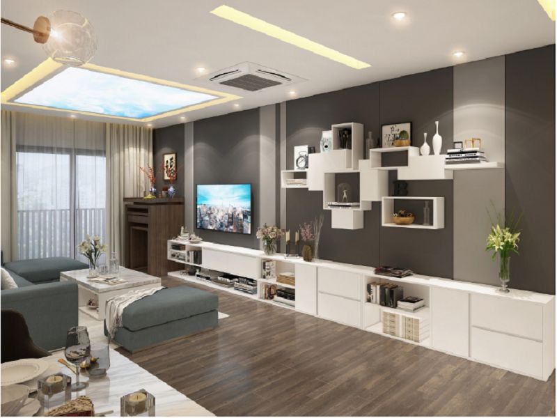 Sửa phòng khách tại nhà căn hộ