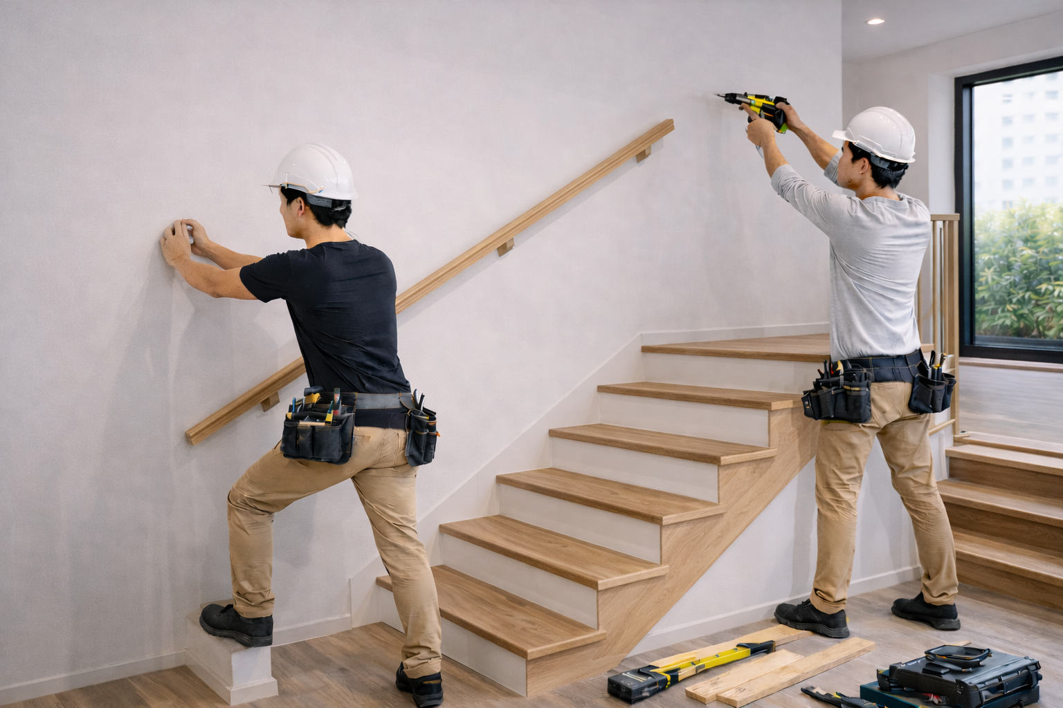 Tay vịn cầu thang