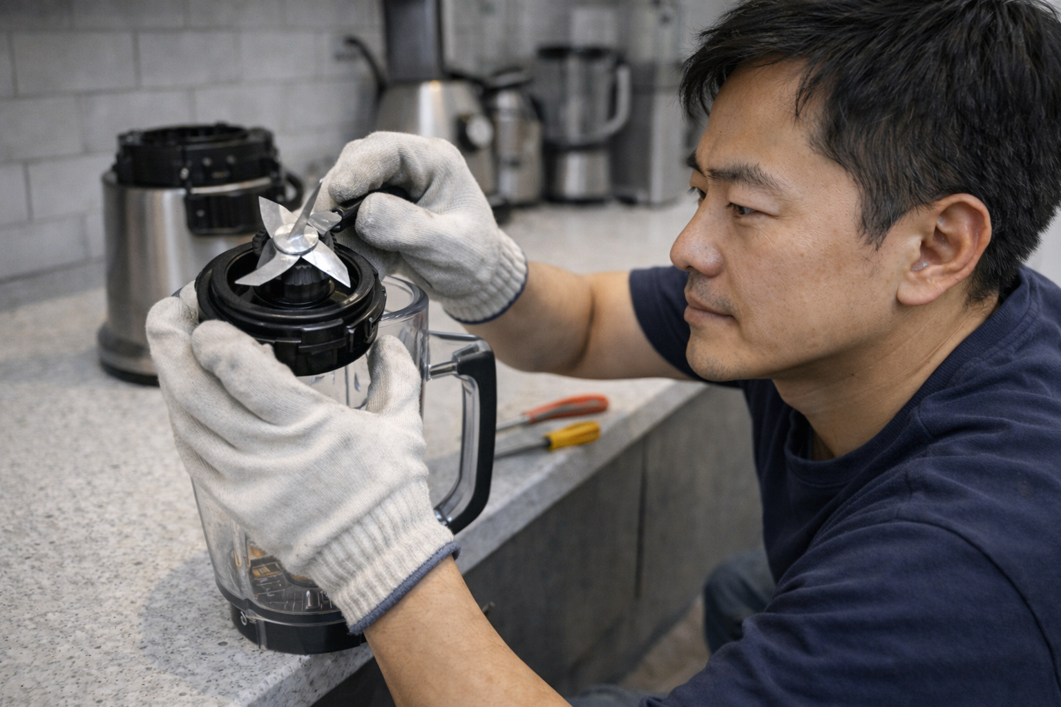 Thay lưỡi dao – linh kiện