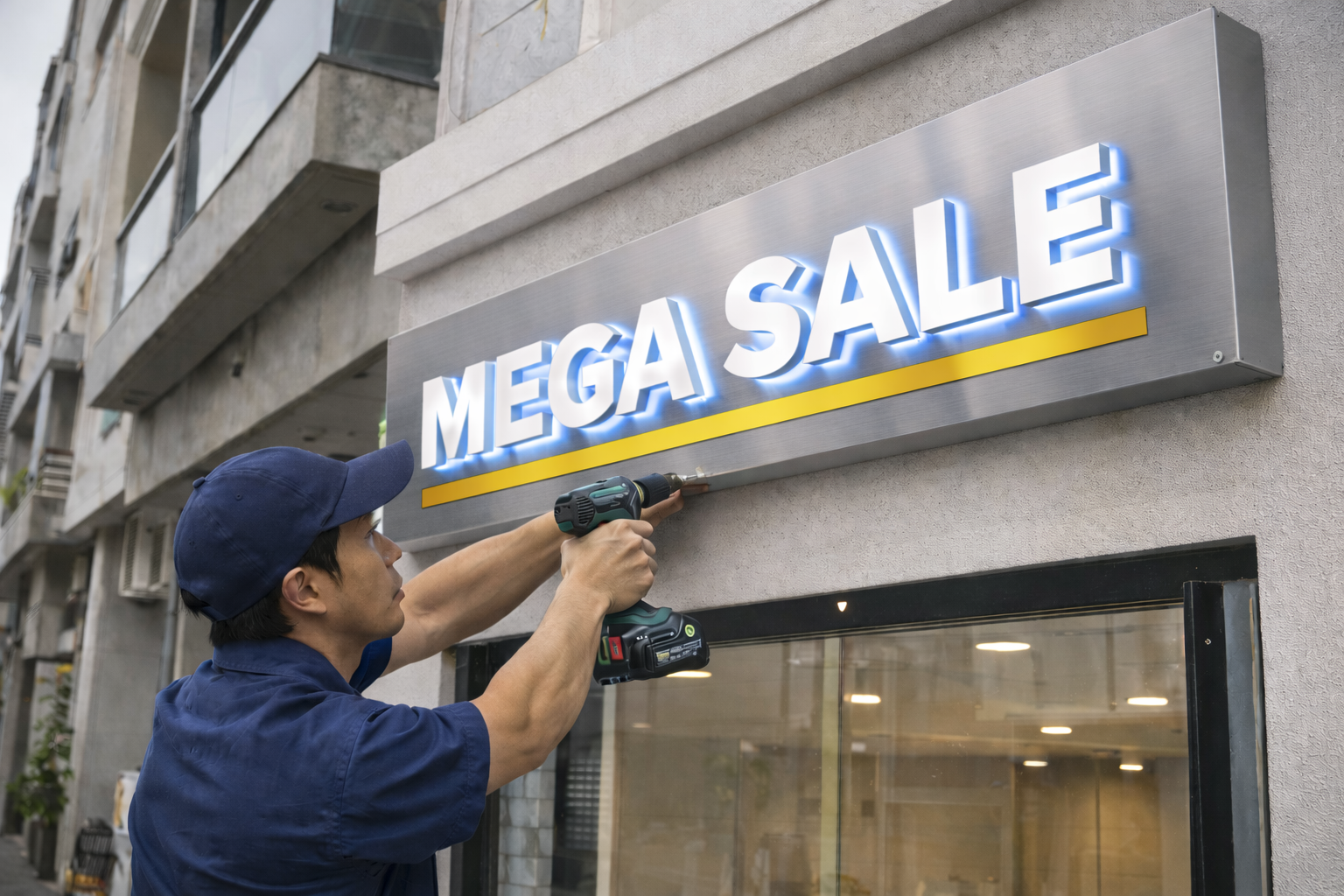 Thay mặt Alu – cải tạo bảng hiệu bền đẹp, chuyên nghiệp