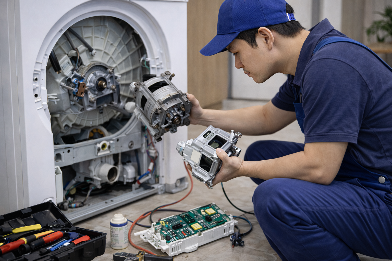 Thay motor – bo mạch