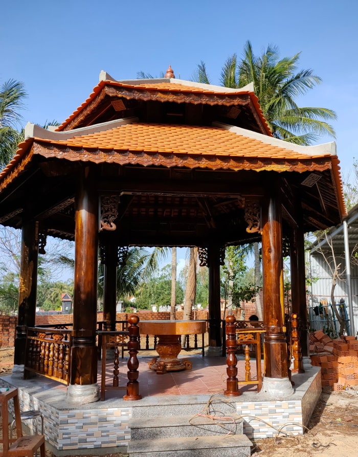 Thi công chòi sân vườn theo yêu cầu