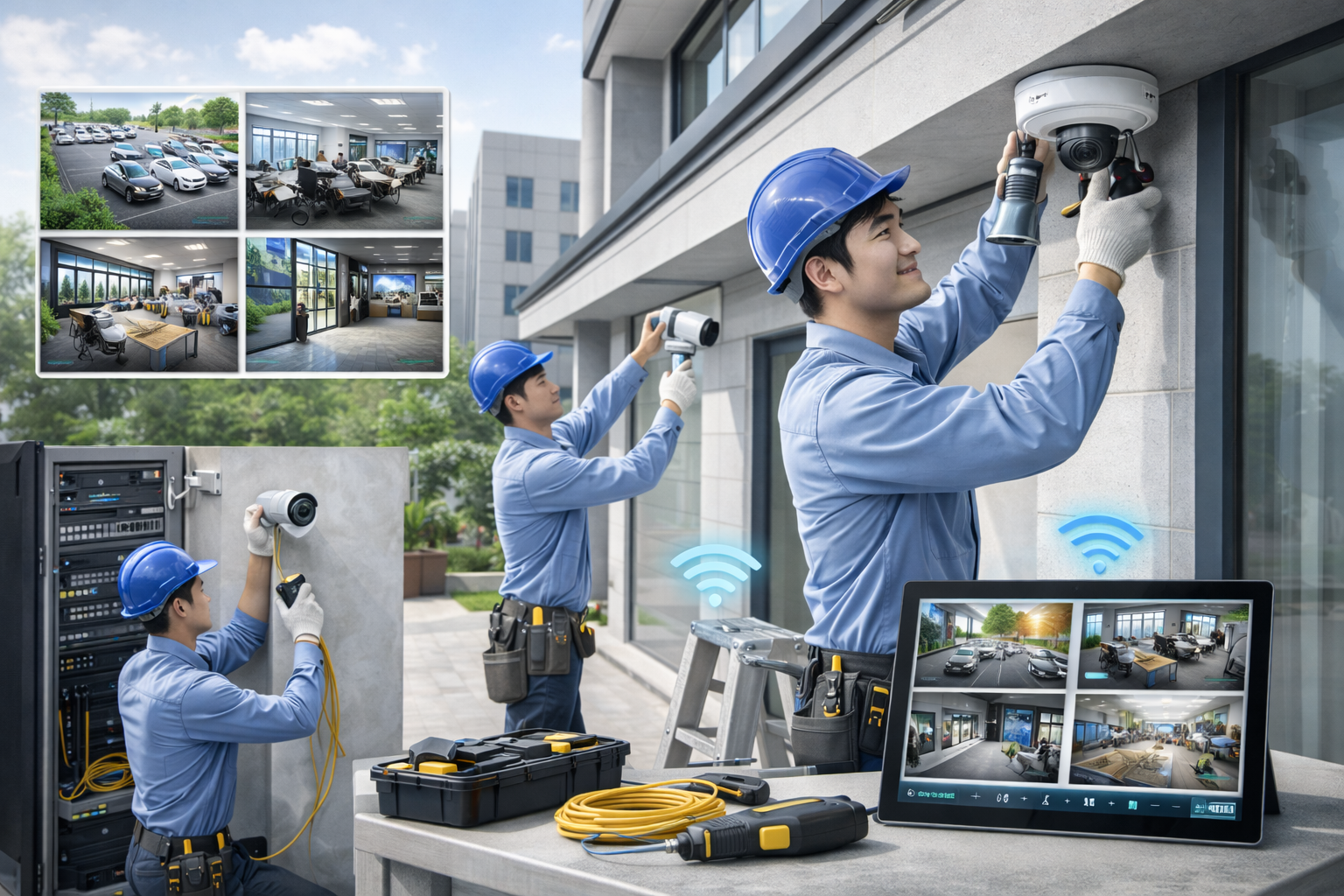 Thi Công Hệ Thống Camera An Ninh | Giám Sát Hiệu Quả – An Toàn