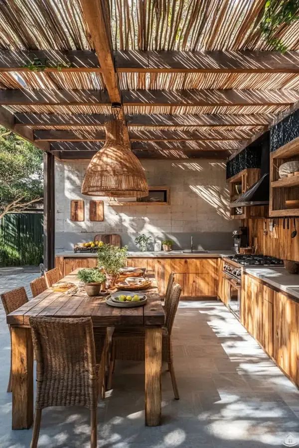 Thi công nhà bếp nhà vườn chuyên nghiệp