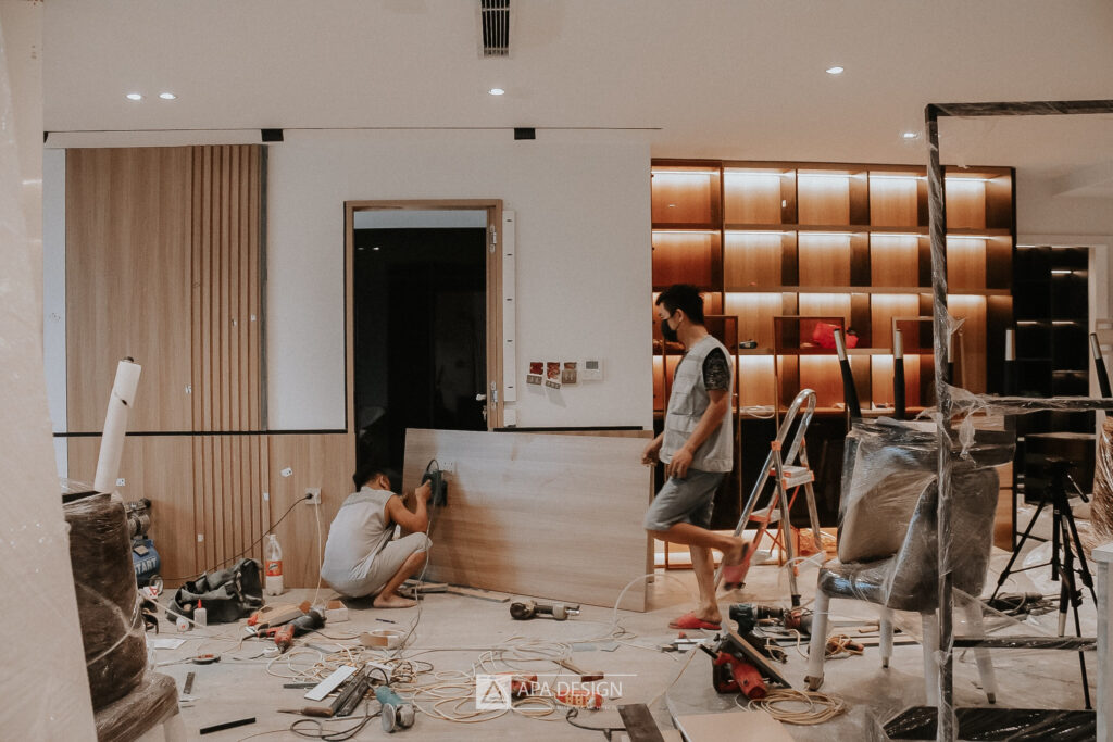 Thi công nội thất cửa hàng trọn gói