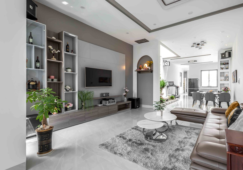 Thi công nội thất phòng khách