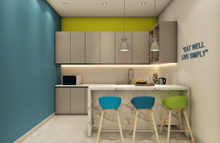 Thi công pantry nhỏ gọn