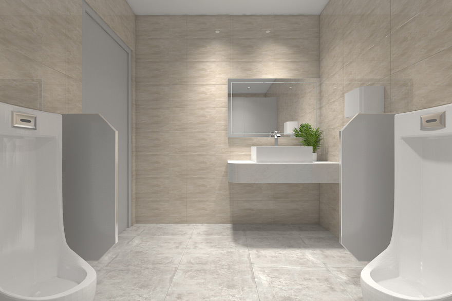 Thi công WC văn phòng tiêu chuẩn