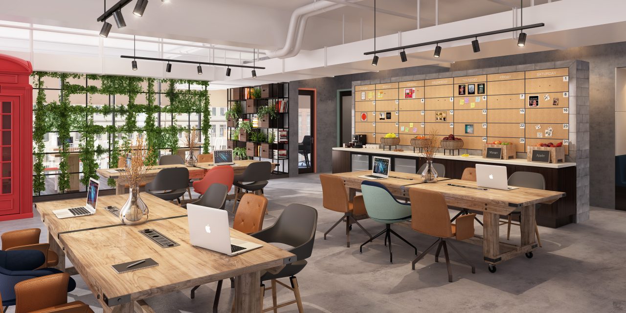 Thi công workspace mở