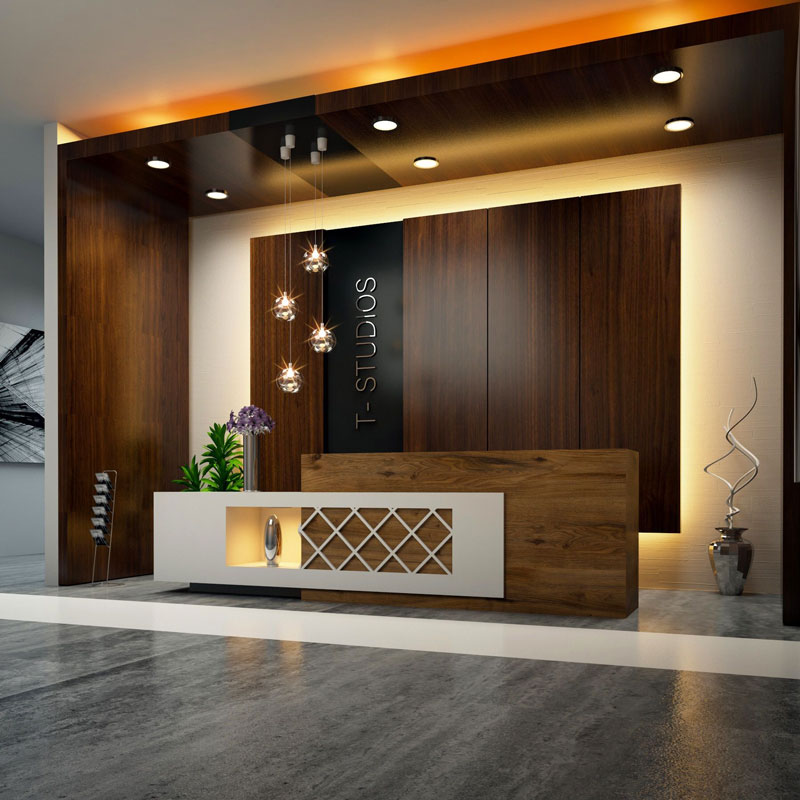 Thiết kế khu lễ tân