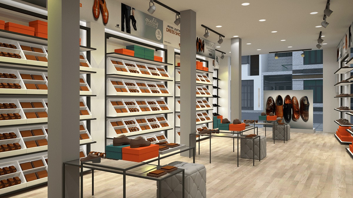 Thiết kế nội thất cửa hàng