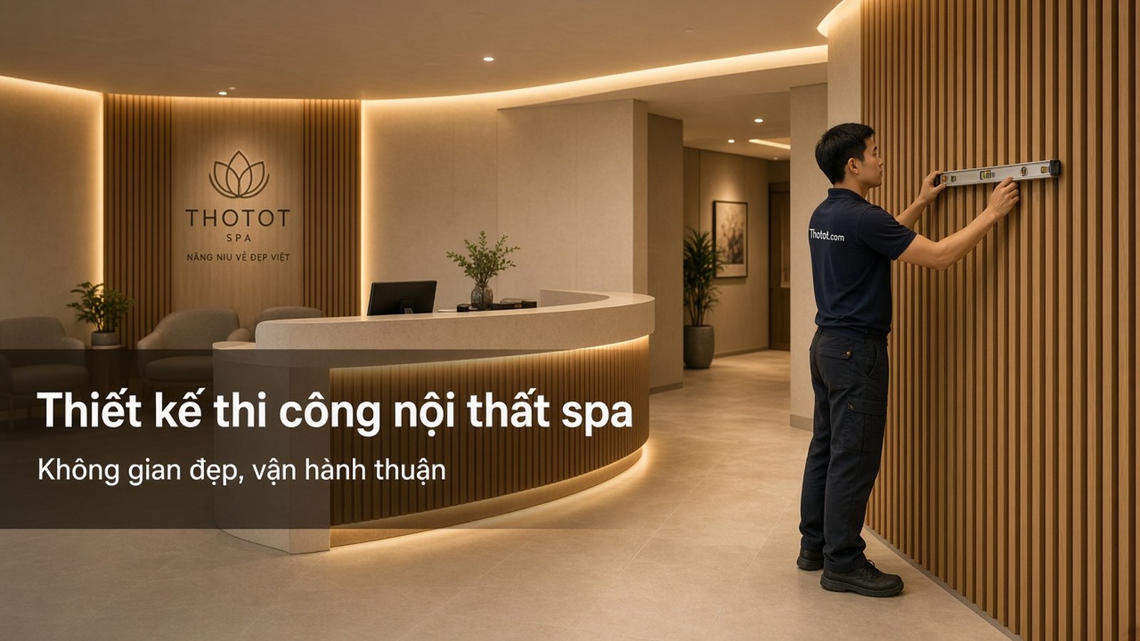 Thiết kế thi công nội thất spa
