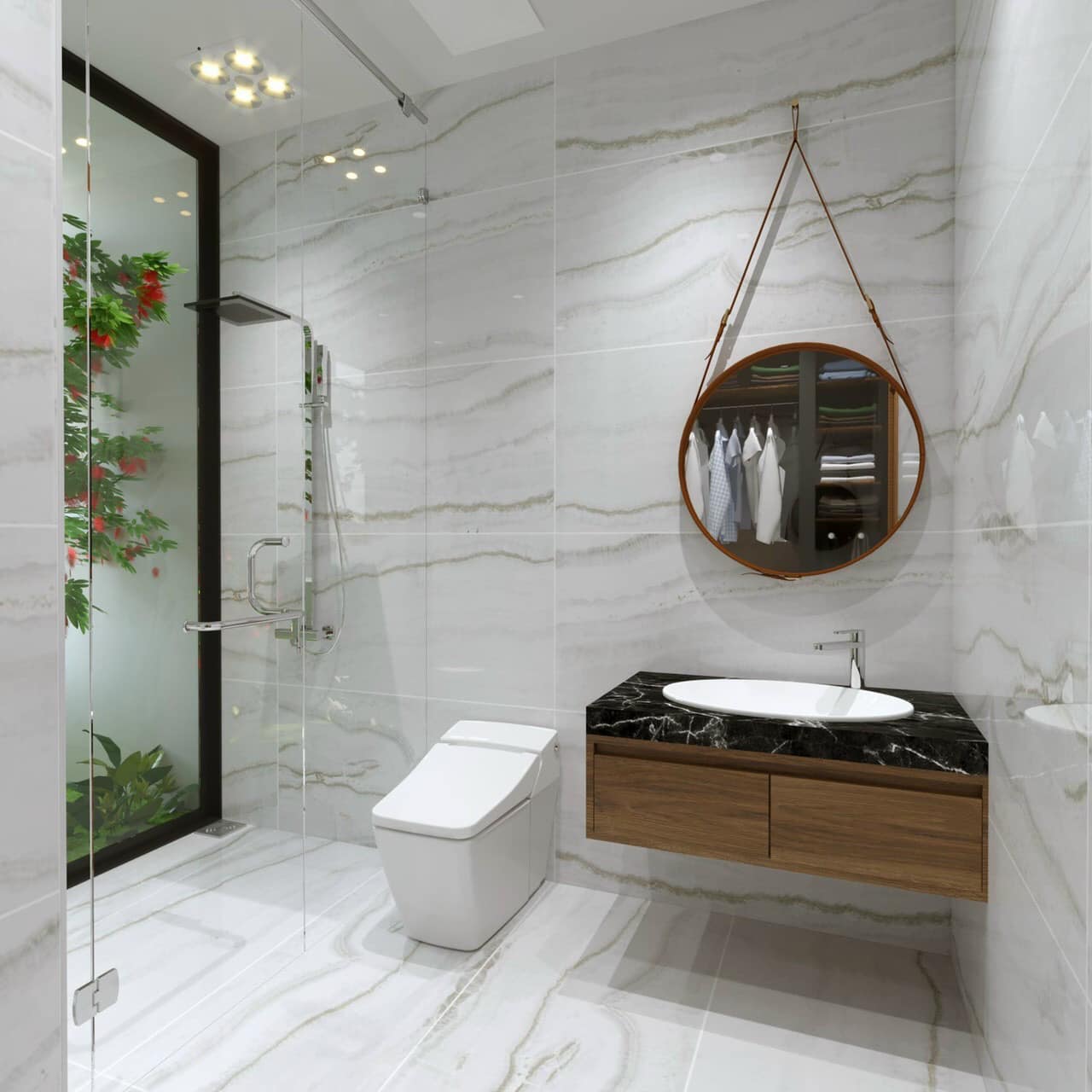 Tô tường nhà vệ sinh