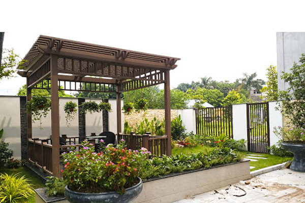 Trang trí chòi sân vườn