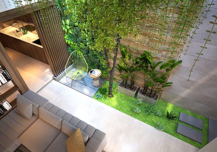 Trang trí nội thất nhà vườn