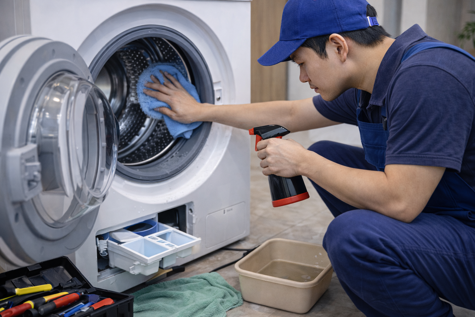 Vệ sinh – bảo trì máy giặt