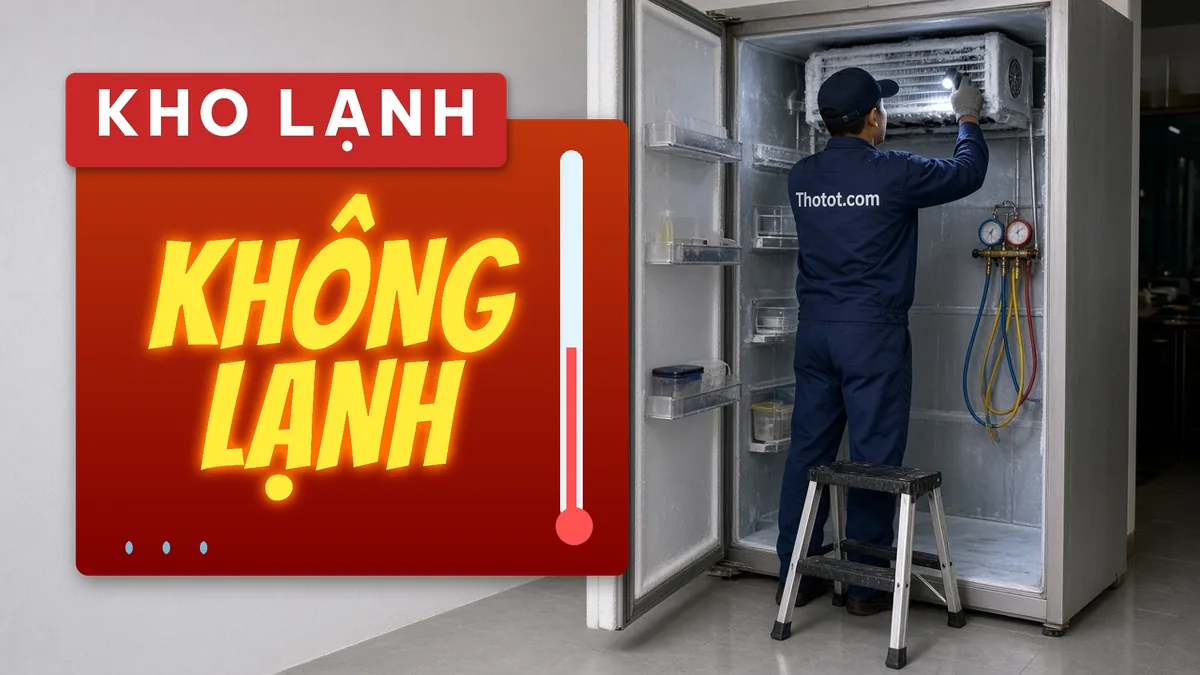 Xử lý kho lạnh nhà hàng không đủ lạnh