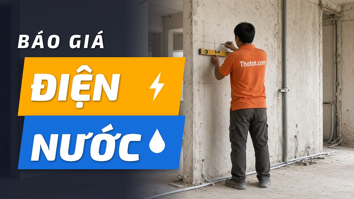 Báo giá thi công điện nước nhà phố theo từng hạng mục