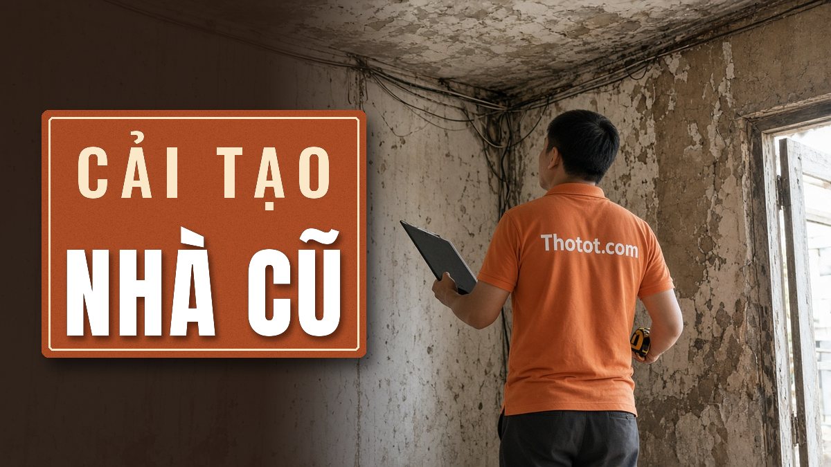 Cải tạo nhà cũ: Nên bắt đầu từ đâu để tránh phát sinh chi phí?