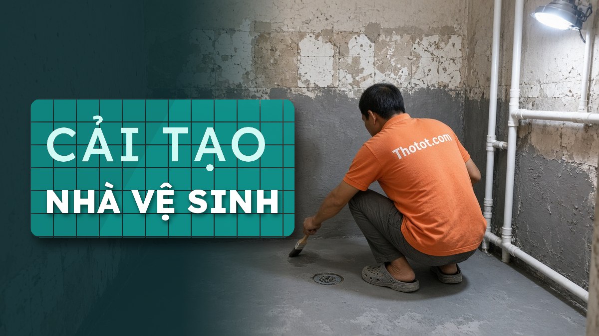 Cải tạo nhà vệ sinh: Các hạng mục nên làm cùng một lần