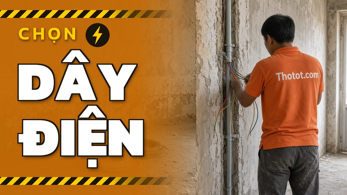 Chọn dây điện cho nhà ở: Tiết diện và những lưu ý an toàn