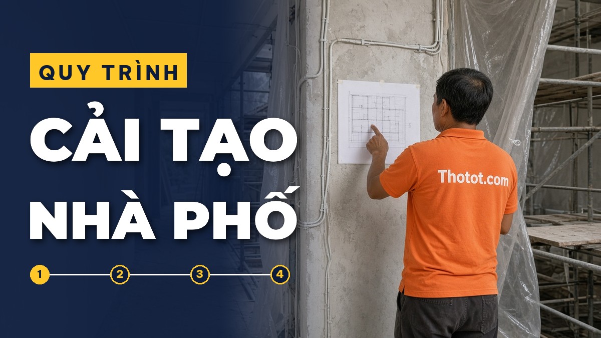 Quy trình cải tạo nhà phố từ khảo sát đến bàn giao
