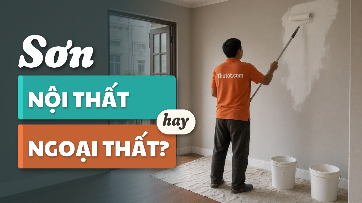 Sơn nội thất và ngoại thất khác nhau thế nào?