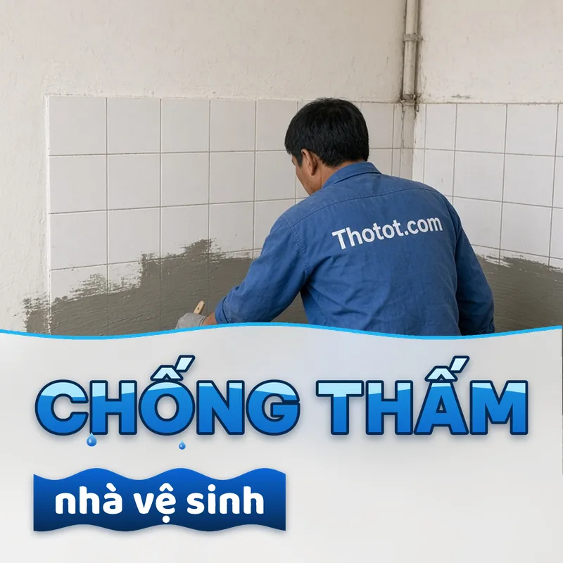 Chống thấm nhà vệ sinh cửa hàng