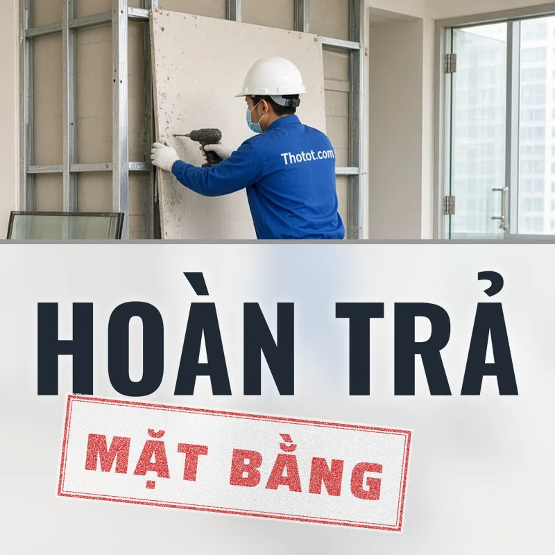 Tháo dỡ, hoàn trả mặt bằng văn phòng