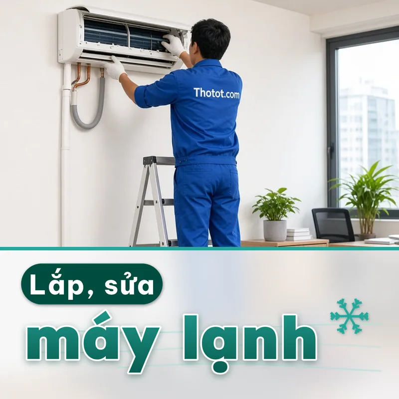 Lắp, sửa máy lạnh văn phòng