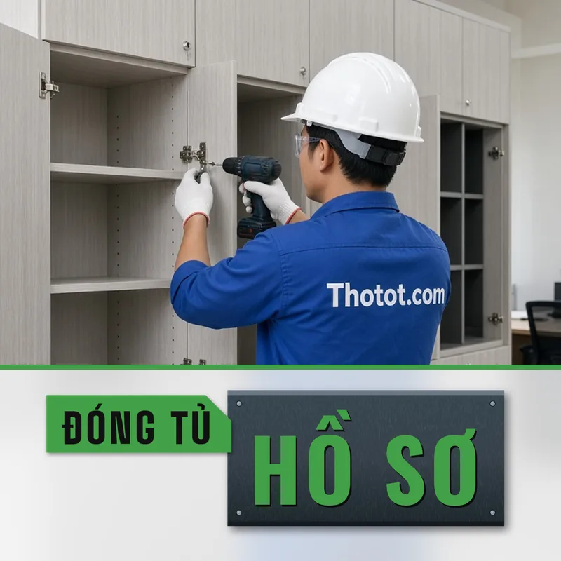 Đóng tủ hồ sơ văn phòng