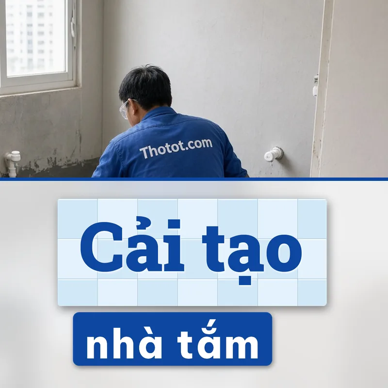 Cải tạo nhà tắm căn hộ chung cư