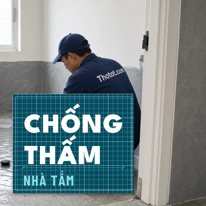 Chống thấm nhà tắm căn hộ chung cư