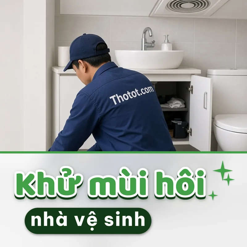 Xử lý nhà vệ sinh căn hộ chung cư bị hôi