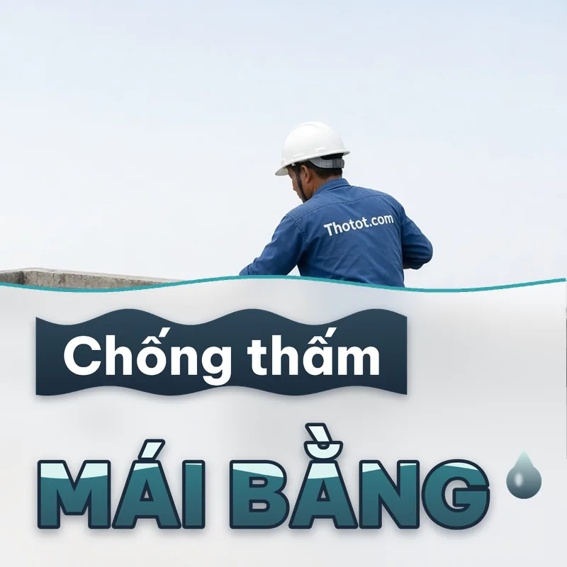 Chống thấm mái bằng nhà cấp 4