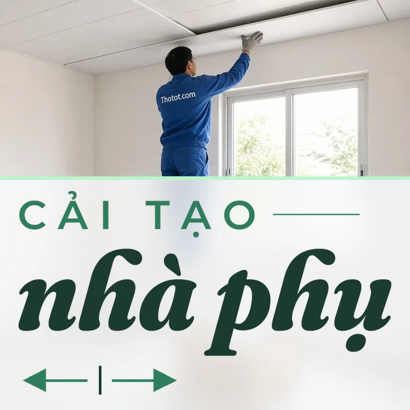 Cải tạo nhà phụ nhà cấp 4