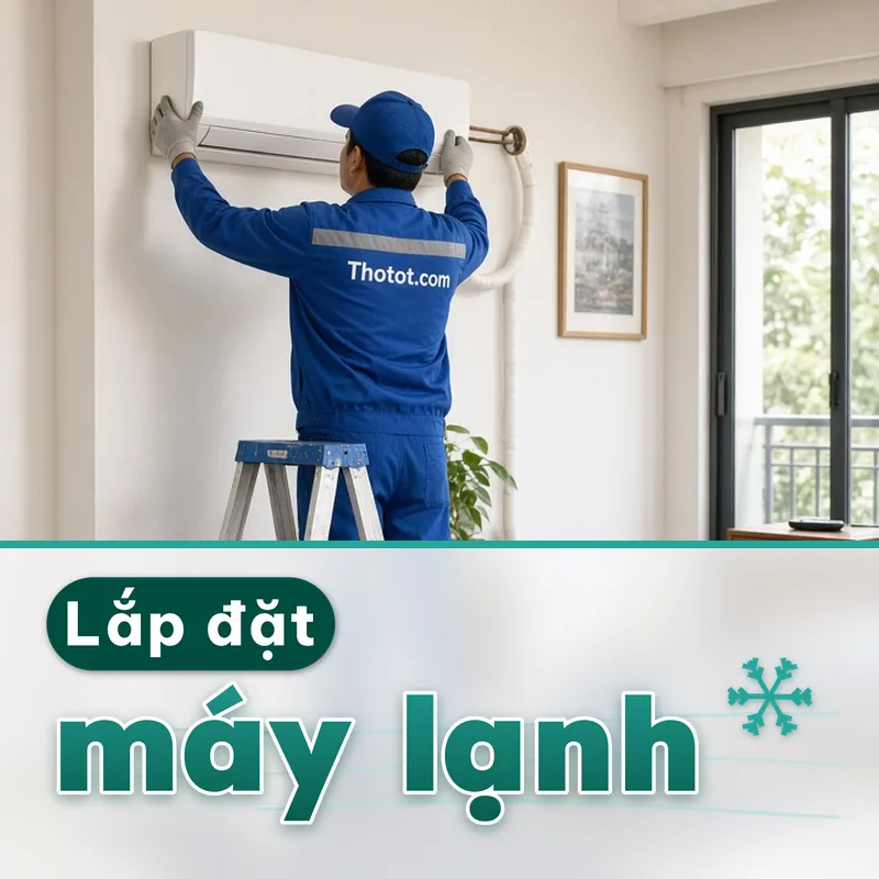 Lắp đặt máy lạnh treo tường