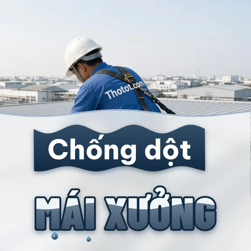 Chống dột mái tôn nhà xưởng
