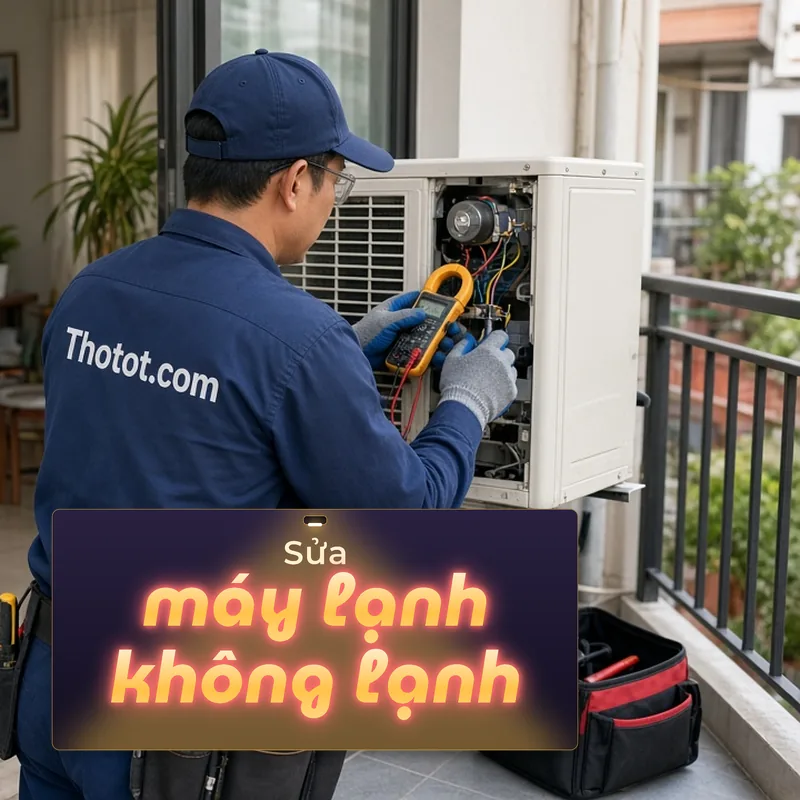 Sửa máy lạnh không lạnh, kém lạnh