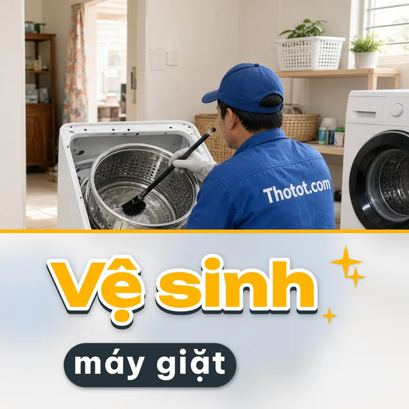 Vệ sinh máy giặt