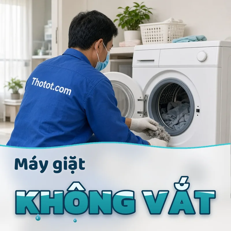 Sửa máy giặt không vắt, không xả nước