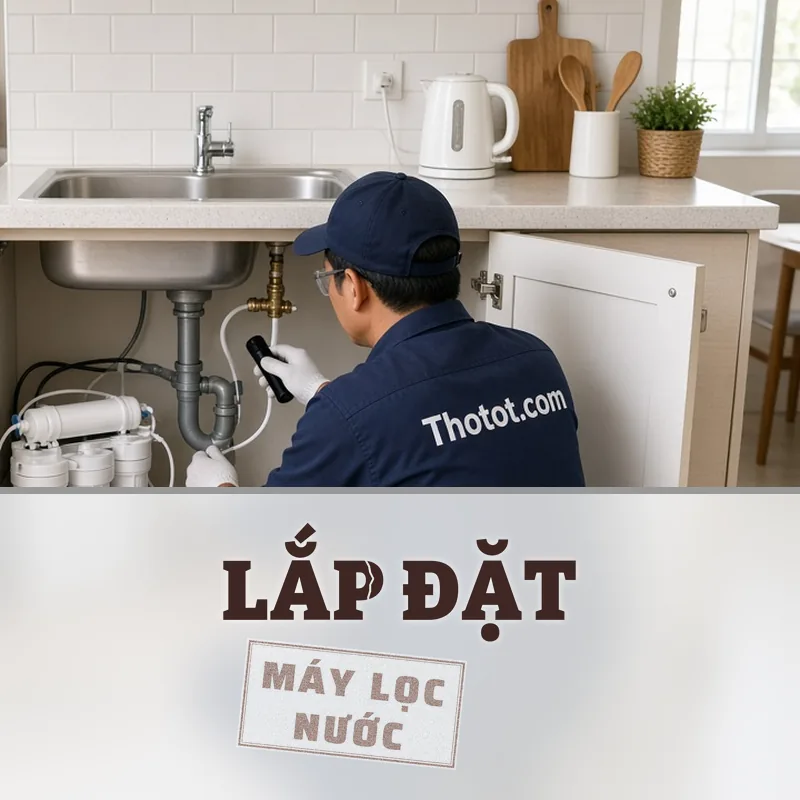 Lắp đặt máy lọc nước
