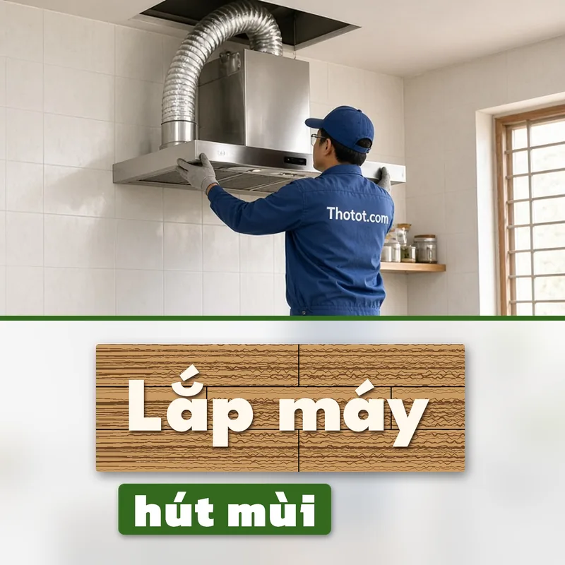 Lắp đặt máy hút mùi