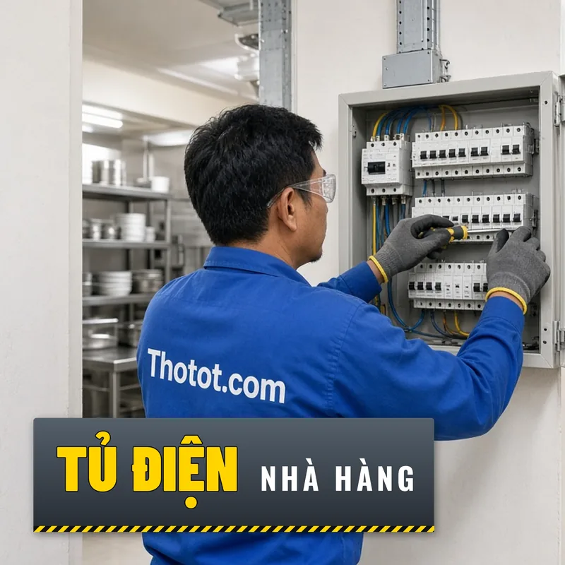 Lắp, sửa tủ điện nhà hàng