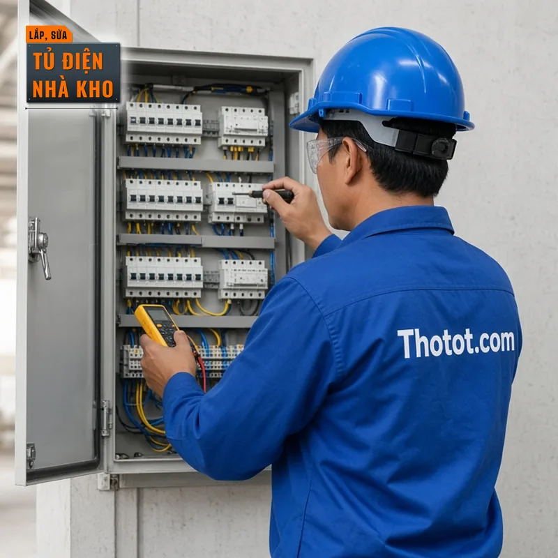 Lắp, sửa tủ điện nhà kho
