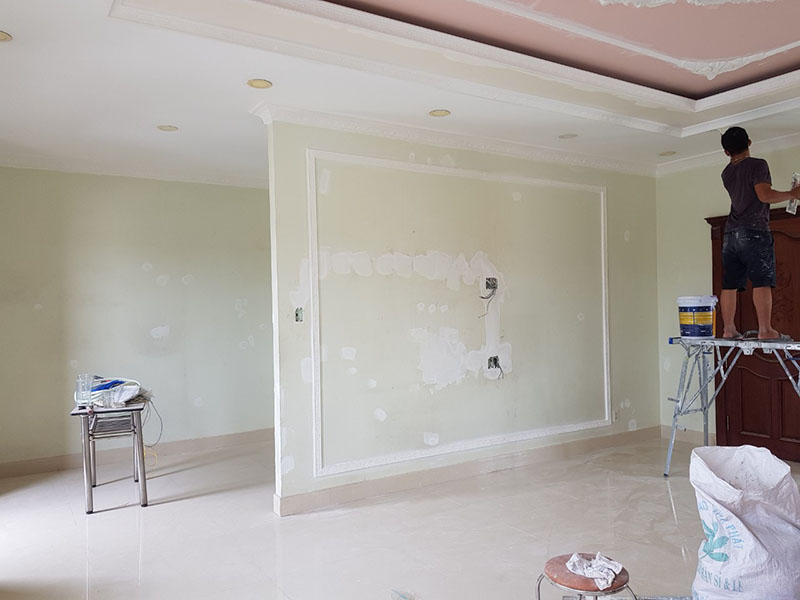Bả tường căn hộ