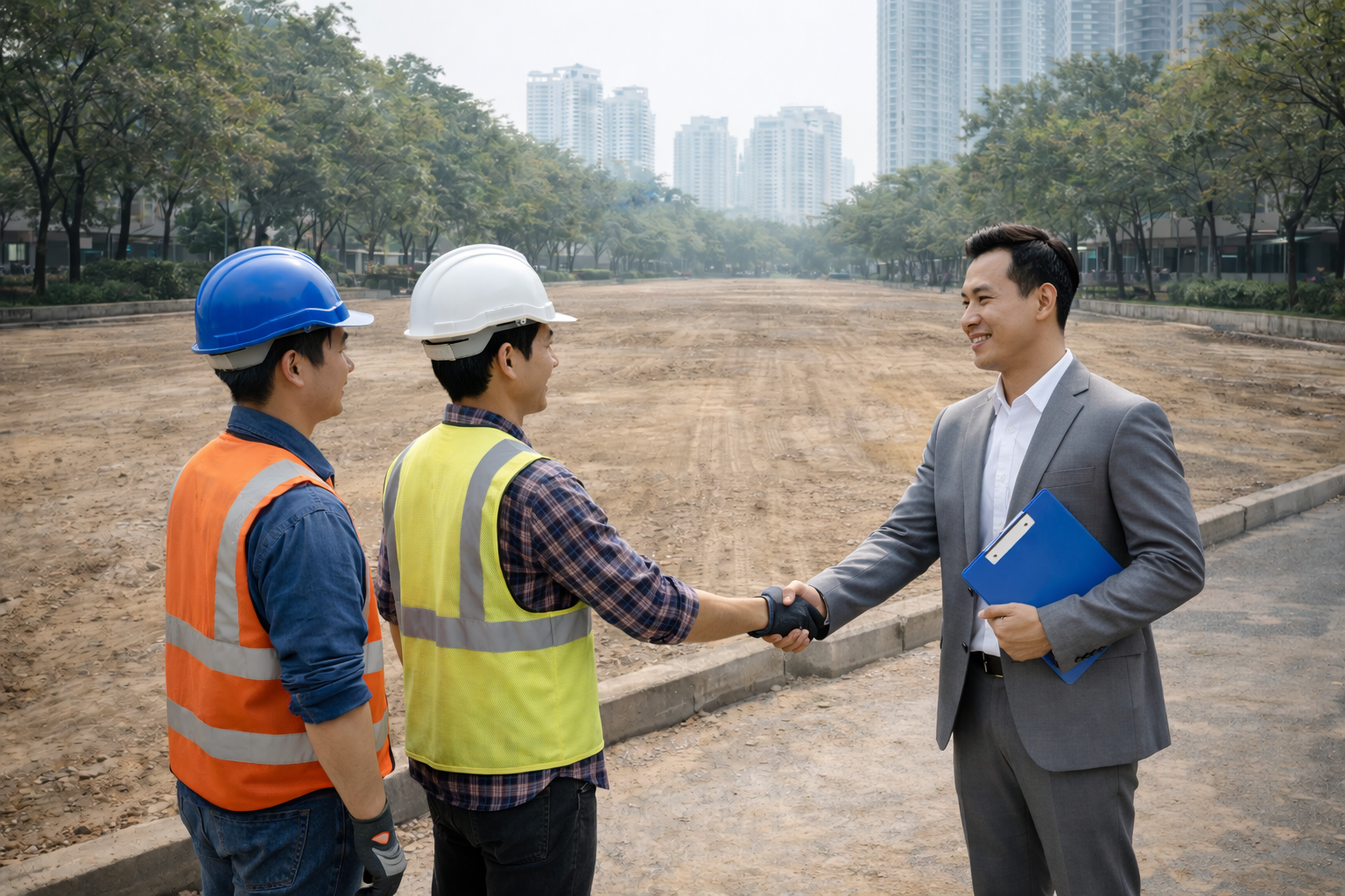 Bàn giao hiện trạng công trình