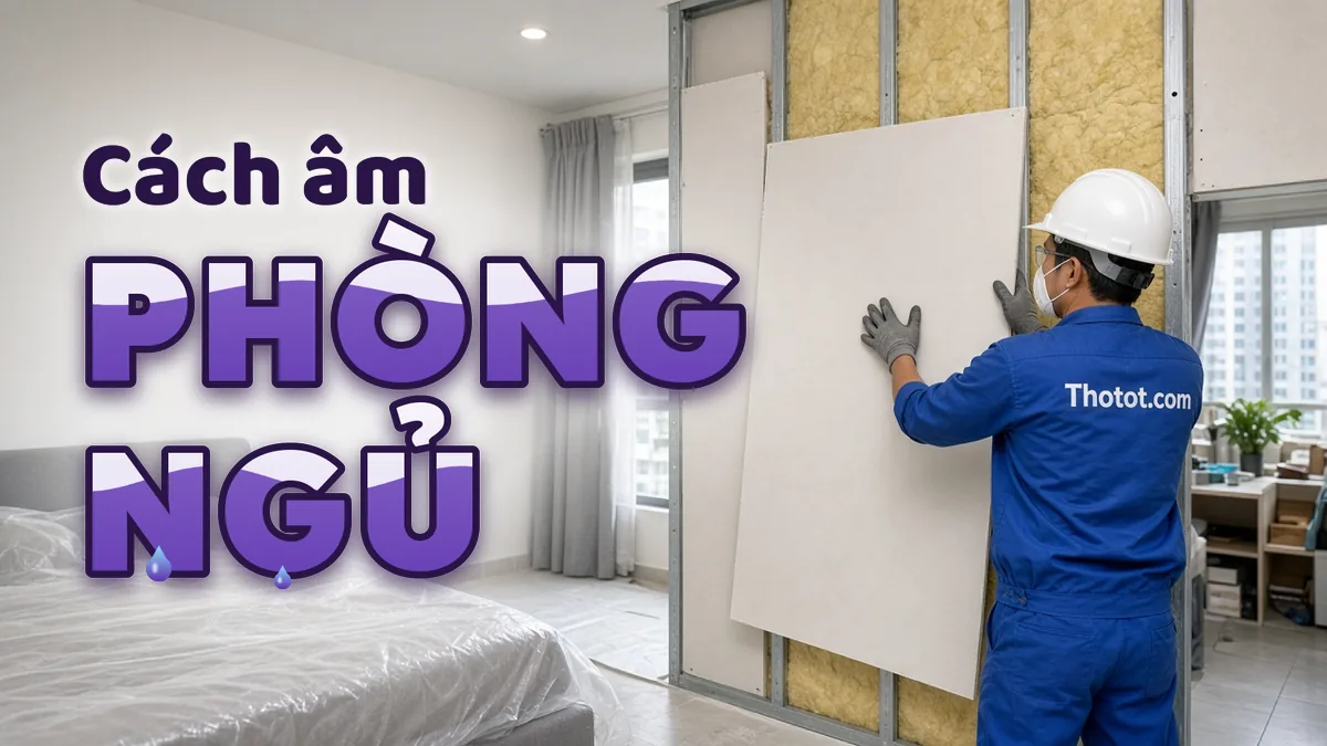 Cách âm phòng ngủ căn hộ chung cư