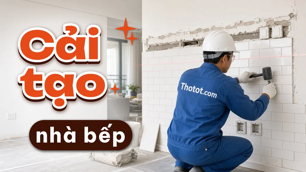 Cải tạo nhà bếp căn hộ chung cư