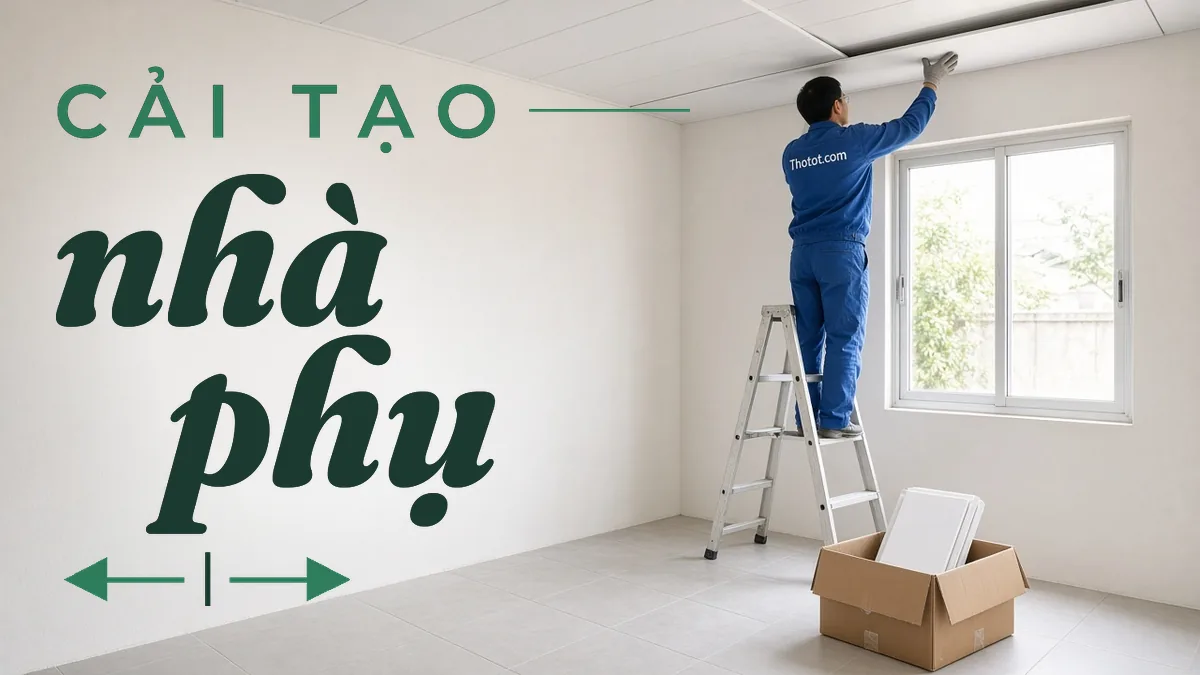 Cải tạo nhà phụ nhà cấp 4